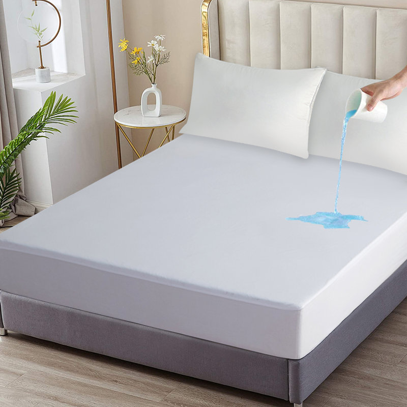 Alwyn Home Caprice Waterproof Fitted Mattress Protector Wayfair